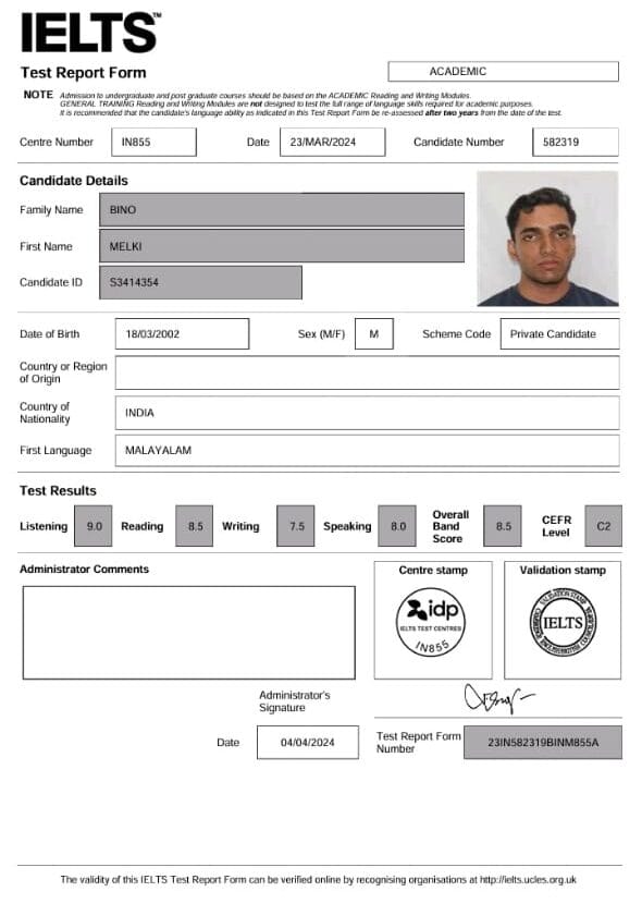 IELTS Top Result