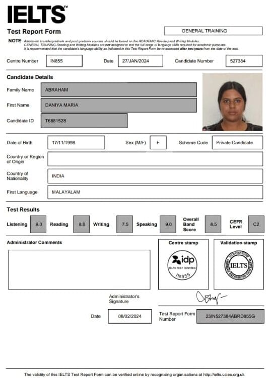IELTS Top Result
